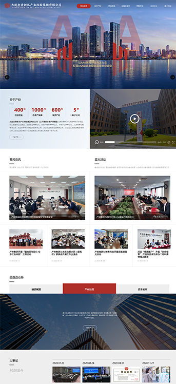 大连网站建设-金普产控集团